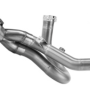 Arrow Racing Non-Catalized Stainless Steel Mid Pipe| Ducati | Monster 890 V2 (2026)